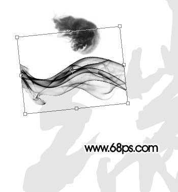 ‘Photoshop制作烟雾水墨端午节艺术字‘