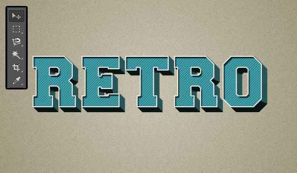 ‘Photoshop设计制作简洁的蓝色抽丝立体字‘