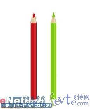 ‘PS鼠绘逼真五彩的铅笔