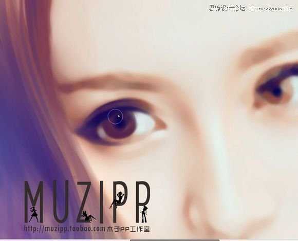 ‘Photoshop结合SAI将美女照片转成唯美手绘效果‘