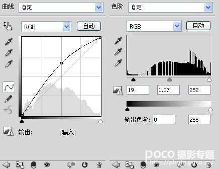 ‘Photoshop将偏暗的外景美女加上清新的暖色‘