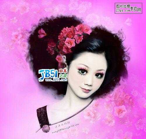 Photoshop为MM制作美丽动人的艺术照