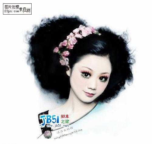 Photoshop为MM制作美丽动人的艺术照