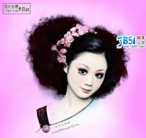 Photoshop为MM制作美丽动人的艺术照