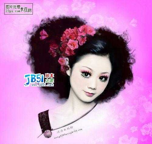 Photoshop为MM制作美丽动人的艺术照