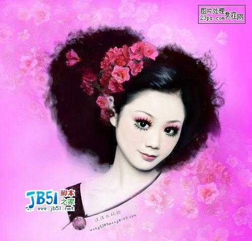 Photoshop为MM制作美丽动人的艺术照