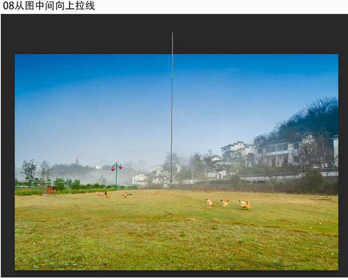 ‘photoshop利用渐变快速给风景图片增加彩虹‘