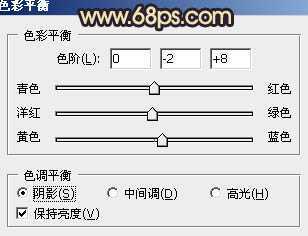 ‘Photoshop将外景婚片调制出柔和的灰调黄蓝色效果‘