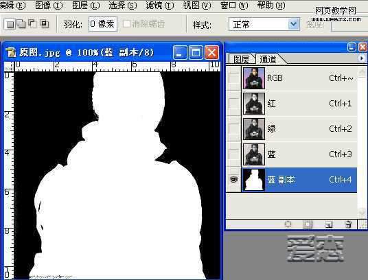 ‘photoshop快速使用通道抠图的详细动态演示‘