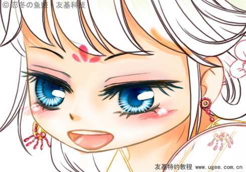 ‘photoshop打造可爱的刁蛮公主卡通漫画‘