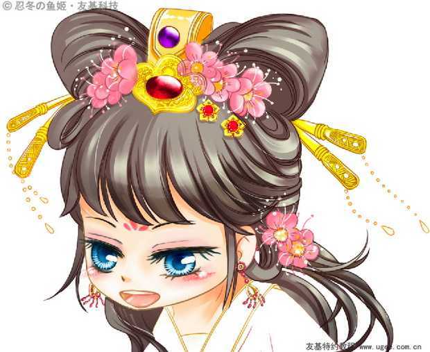 ‘photoshop打造可爱的刁蛮公主卡通漫画‘