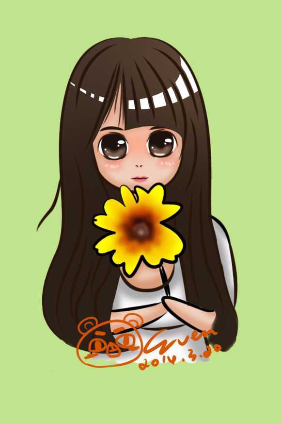 ‘手把手教你用PS把真人照片变成q版卡通漫画图片‘