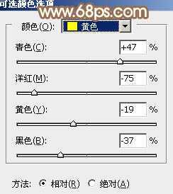 ‘Photoshop为花丛中的美女加上甜美的淡粉色‘