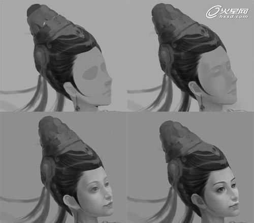 ‘Photoshop绘制出细腻佛道角色插画教程‘