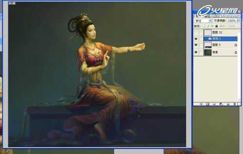 ‘Photoshop绘制出细腻佛道角色插画教程‘