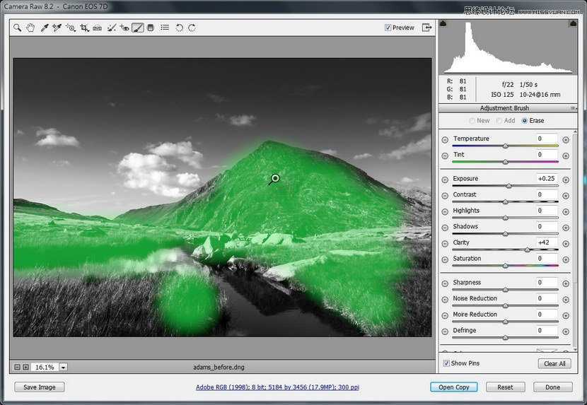 ‘Photoshop为外景风景照片调出质感的黑白效果‘