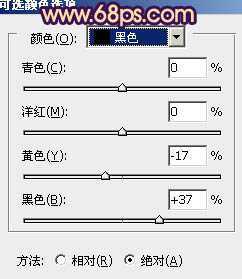 ‘Photoshop为树林人物图片调制出灿烂的青黄阳光色效果‘