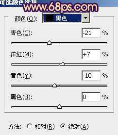 ‘Photoshop为树林人物图片调制出灿烂的青黄阳光色效果‘