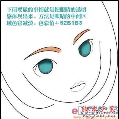 ‘PhotoShop(PS)设计鼠绘可爱卡通的女孩QQ头像图片实例教程‘