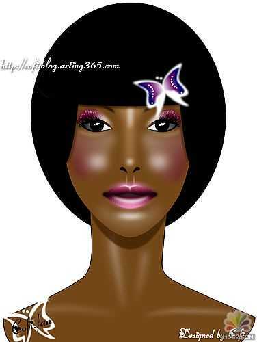 用Fireworks打造的脸部特写