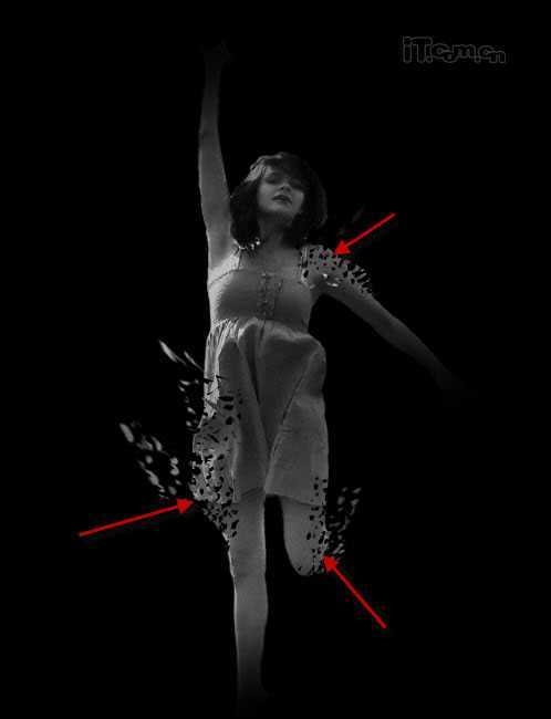 ‘photoshop经典合成梦幻的光影天使‘