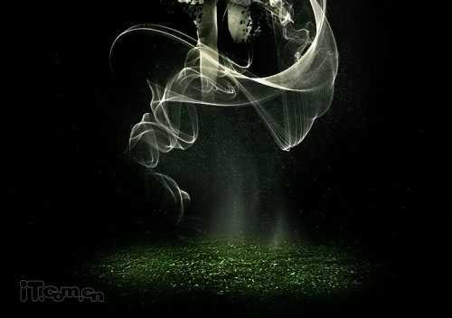 ‘photoshop经典合成梦幻的光影天使‘