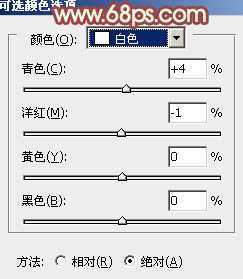 ‘Photoshop为外景美女图片调制出甜美的淡红色‘