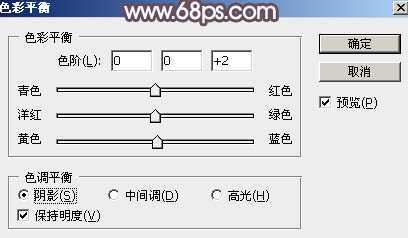 ‘Photoshop为树林人物图片打造梦幻的淡调蓝紫色‘