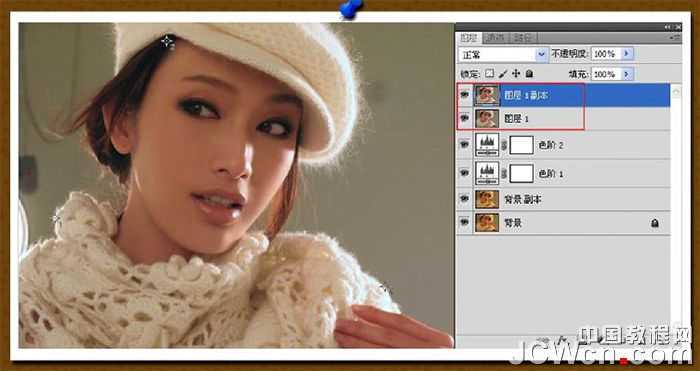 ‘photoshop利用取样器工具为偏色人物图片精确修复‘