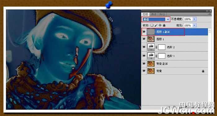 ‘photoshop利用取样器工具为偏色人物图片精确修复‘