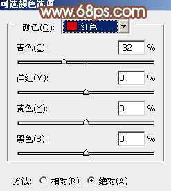 ‘Photoshop将树林婚片增加上清爽的淡橙色效果‘