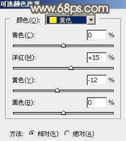 ‘Photoshop为水边的美女图片加上暗调金秋色‘