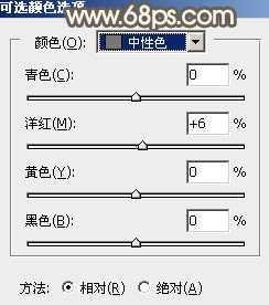 ‘Photoshop为水边的美女图片加上暗调金秋色‘