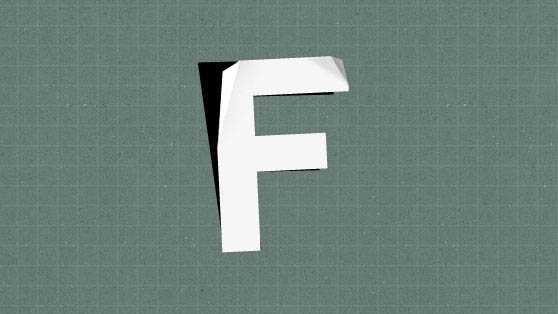 ‘Photoshop制作褶皱纹理的纸张字‘