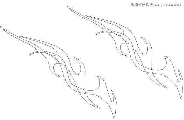 CorelDraw绘制时尚的蝴蝶花纹图案教程,PS教程,思缘教程网