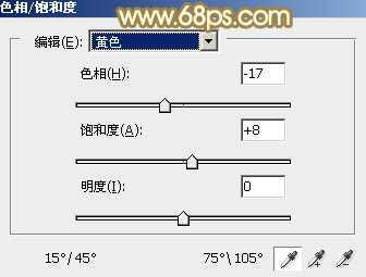 ‘Photoshop为村道上的美女加上绚丽的秋季阳光色‘