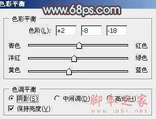 ‘Photoshop为树林人物图片加上强对比的青褐色效果教程‘