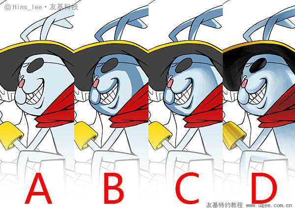 ‘photoshop鼠绘精美兔子探险插画‘