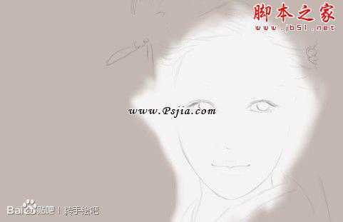 ‘photoshop设计制作古风仕美女手绘教程‘