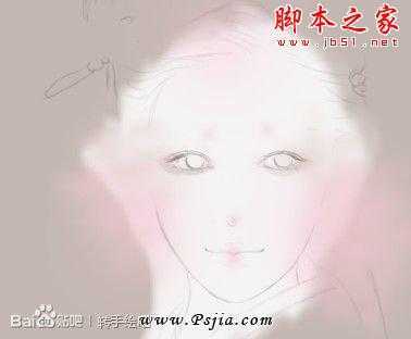 ‘photoshop设计制作古风仕美女手绘教程‘