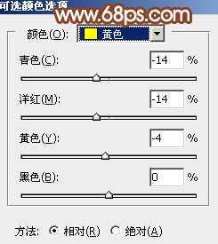 ‘Photoshop打造唯美的橙红色树林人物图片‘