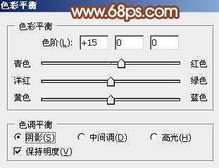 ‘Photoshop打造唯美的橙红色树林人物图片‘