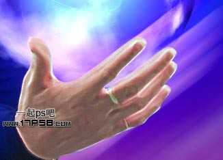 ‘Photoshop为帅哥加上超炫的魔法能量水晶球‘