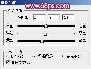 ‘Photoshop为偏暗的外景人物加上柔和的黄紫色效果教程‘