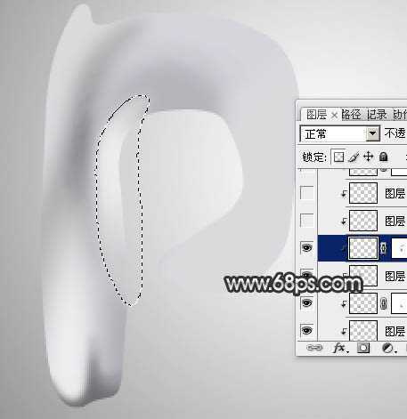 ‘Photoshop制作表面凹凸不平的银质金属字‘