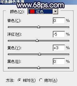 ‘Photoshop为水边的美女调制出暗调霞光色‘