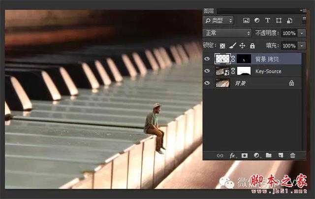 ‘PS教程之合成微小人物图片特效的方法‘