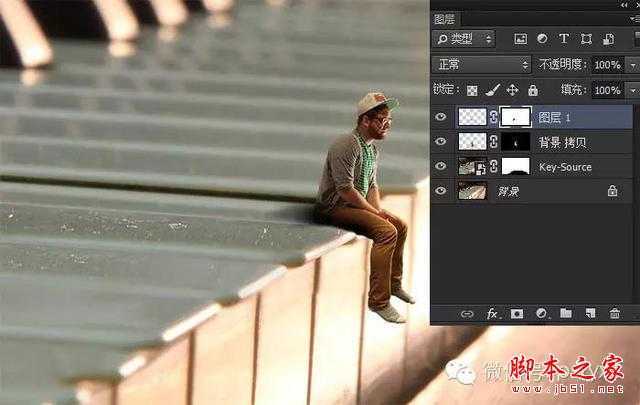 ‘PS教程之合成微小人物图片特效的方法‘