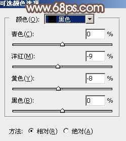 ‘Photoshop调出唯美的冬季红褐色铁轨美女图片‘