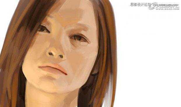 ‘photoshop模拟鼠绘一张美女头像‘
